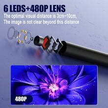 5mm/0.196in Mini Camera Industrial Cameras Endoscope 480P, Android Mobile Phone Camera, Pipeline Detection, Industrial, Automotive Repair, Carbon Deposition, Visual Repair, Air Conditioning Probe