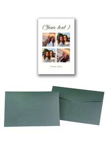 1 pieza Tarjeta de felicitación personalizada, diseño y texto de pareja personalizado y creativo, tarjeta de cumpleaños, tarjeta de aniversario, regalo de pareja único, multiusos de vuelta a la escuela, sello, regalo personalizado decorativo, adecuado para él/ella, familia, amigos, estudiantes, colegas, clientes, ideal para aniversario, graduación, boda, vuelta a la escuela, ocasiones de negocios/trabajo/oficina - multicolor - Ver 23