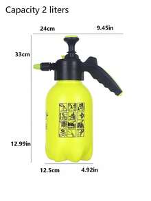1pc 50.73/67.64/101.45 Oz High Pressure Air Sprayer Bottle, Home Garden Watering Can, Outdoor Car Washing Pressure Sprayer Bottle, Thick & Durable Pressure Sprayer With Adjustable Nozzle, Suitable For Flowers, Lawn And Household Cleaning