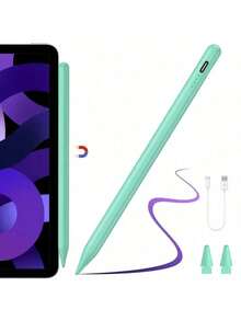 Lápiz óptico actualizado para iPad de 9a y 10a generación, Apple Pencil de 2a generación, lápiz óptico iPad de carga rápida para iPad Pro 11/12.9 de 3a/4a/5a generación, iPad Mini 5/6, iPad 6/7/8, iPad Air 3/4/5, Apple Pen para iPad 2018-2025