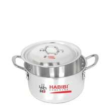 HABIBI ALUMINIUM Cooking Pots With Good Quality Size 24cm,26cm,28cm, - 28cm-9L - Xem 3