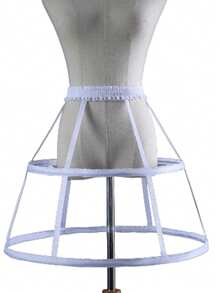 1pc Women's Black Or White Spring/Autumn/Summer Lightweight Petticoat Crinoline Slip Dress Lolita Underskirt, 2-5 Layers Steel Bone Cage Skirt Suitable For Wedding, Party, Performance, Cosplay, Decoration, Halloween Costume