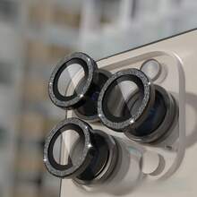 Best-Seller Silver Shining Sparkling Crystal Camera Lens Protector For IPhone 16 Pro Max Plus |   Waterproof, Shockproof, Anti-Fall & Scratch Resistant, Perfect Gift