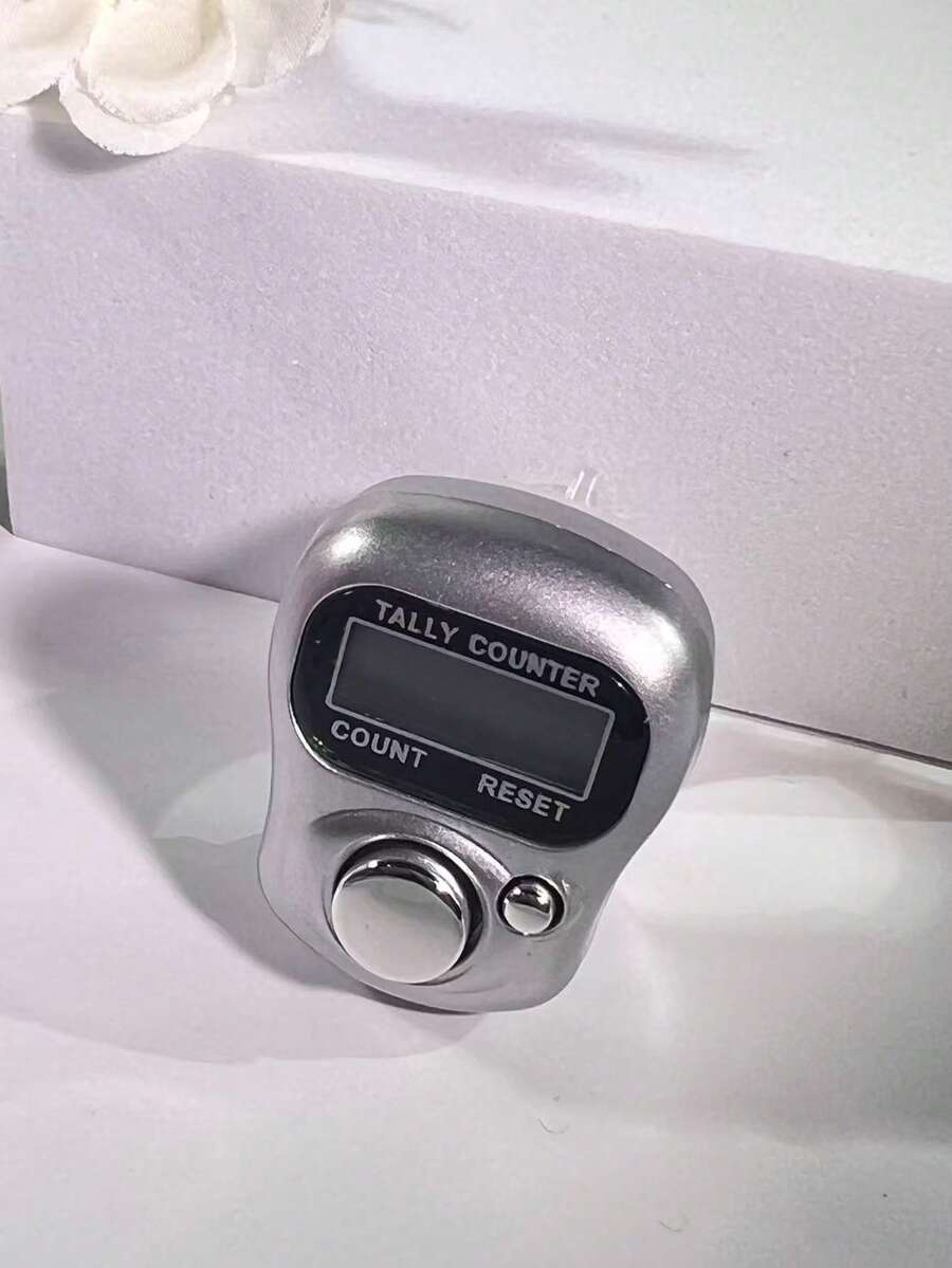Matte Finger Counter Ring, Electronic Tally Counter, Mini Portable Finger Ring Counter - Multicolor - View 1