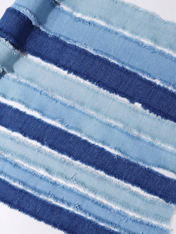 3 قطع من شرائط القماش الجينز الأزرق، مناسبة لصنع الأقراط والعقود والأساور وغيرها من إكسسوارات DIY