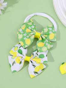 2 Stücke Capybara Muster Stirnbänder für Baby, Blumen Muster Baby Stirnbänder, süßes Capybara Muster Haarschleife Haarband für Kleinkind Säugling Neugeborene, elastische Nylon Haarband Herbst Winter Haarschmuck Kinder Baby Accessoires