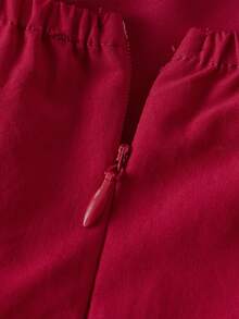 Elegantes, sexy, süßes trägerloses Korsett-Kleid, Reißverschluss-Schleife Partykleid für Frauen, geeignet für Weihnachtsparty, Bankett, Geburtstagsfest, Date, Herbst/Winter, Neujahr