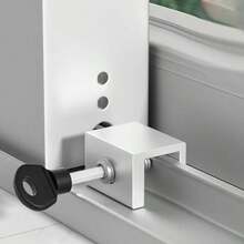 2pcs Metal Adjustable Sliding Door Lock With Keys - Vertical Security Door Lock For Pets, No Assembly Required, No Battery Needed - Multicolor - View 4