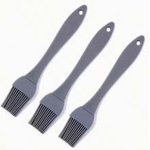 3 件硅胶烧烤刷烹饪 BBQ 耐热油刷厨房用品酒吧蛋糕烘焙工具用具用品、烧烤用品、烧烤配件、易握刷、人体工程学手柄、材料、食品级硅胶、油涂抹器、家庭厨师、烘焙爱好者 - 彩色 - 查看 12