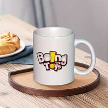 Boing Toys Coffee Mug With Checkered Pattern - Reusable Hand Wash Only Cup, Perfect Gift For Valentine'S Day, Mother'S Day, Thanksgiving - Thoughtful Present For Adults - White - View 3