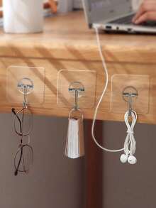 Crochets adhésifs ultra-résistants, sans perçage, imperméables, crochets muraux pour la cuisine, la salle de bain