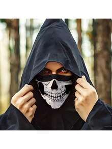 1pc/3 Packs Breathable Skull Mask, Seamless Raffa Face Mask, Multi-Function Outdoor Cycling Scarf - Multicolor - View 7