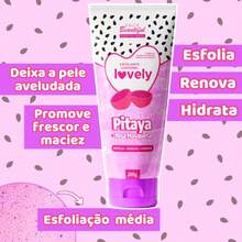 Body Scrub For Shower In A Tube With Moisturizing Action Lovely Face Beautiful Pitaya And Rosehip 200g - PITAYA + ROSEHIP - View 2