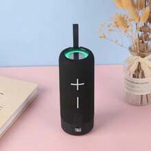 T&G Altavoz inalámbrico portátil para exteriores compatible con cable de carga inalámbrico y cable auxiliar - FM TF USB Plug In Card - Disfruta de un sonido clar y potente en cualquier momento y lugar, inserta tarjeta USB Flash, Manos libres Llamada/FM/Tarjeta TF/U Disk, Conecta teléfono móvil/tableta/TV, Altavoz portátil inalámbrico, Electrónica/Electrónica de consumo, Regalos para fiestas de cumpleaños,, Opción de varios colores, 1200 mAh - Negro - Ver 2