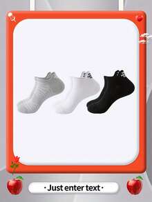 Custom Personalized Text & Logo Sports Socks For Men & Women - Custom Messages/Names/Phrases,Valentine's Day, Birthday Gifts For Him/Her - Football, Basketball, Running, Hiking, Marathon - Hand Wash Only, Cute Socks, Sports Footwear, Couples Gifts,Unique Sock Design, Elastic Knit Fabric, Breathable Material, Men's Fashion