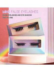 Eyeliner & Thick Curling False Eyelash Stickers - Multicolor - View 6