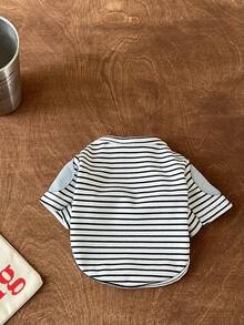 1 件秋冬宠物服装，条纹运动衫，适合泰迪、贵宾犬、约克夏犬、小型犬和猫 - 彩色 - 查看 25