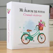 1pc Baby Growth Photo Album, 6 Inch Fits 200 Photos, Handwritten Record, Insert Pocket Style Baby Growth Photo Collection Album - Multicolor - View 7