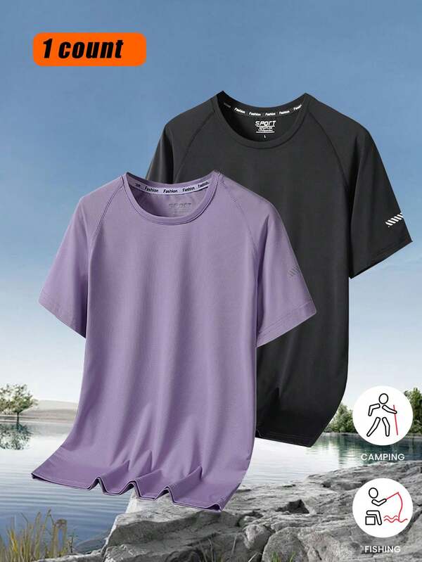 Camiseta de entrenamiento para mujer de secado rápido, de manga corta, transpirable y ligera para ejercicio al aire libre