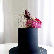 Acrylic Mr & Mrs Cake Topper, Bride And Groom Sign Wedding Engagement Anniversary Dessert Cake Picks Decorations Valentine's Day - Multicolor - View 9