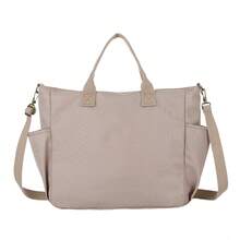Multineos Comercial Large Crossbody Nylon Women's Bag For Men For Work And Study - 卡其色 - 查看 4