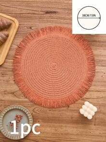 1/4/6/12 件波西米亚风格纸质圆形餐垫，防滑垫适用于家庭厨房餐桌，适合节日、派对、生日、婚礼、晚宴、咖啡桌、秋冬装饰（注意：材质为纸，不可水洗） - 彩色 - 查看 25