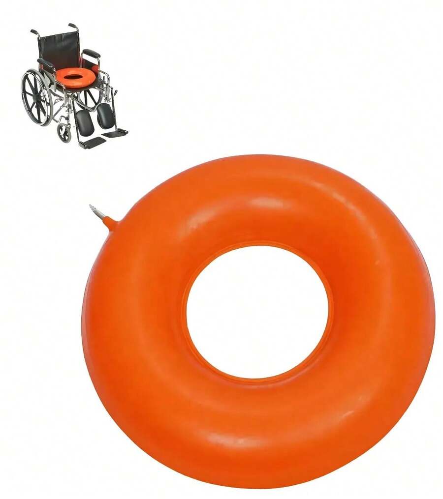 Cojín Ortopédico Neumático De Hule Para silla de Ruedas Tipo Dona 35cm Diámetro - Unitalla - Ver 1