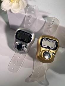 金属指环计数器，电子计数器，迷你便携式指环计数器，冥想、斋月活动用指环计数器，小礼物 - 彩色 - 查看 4