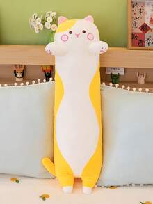 Molutian 两款尺寸（50/70厘米）可爱柔软长毛猫玩偶，可用作办公室午睡枕、睡眠枕、家居装饰礼品、儿童毛绒玩偶、蝙蝠毛绒玩偶、柔软拥抱枕、万圣节、圣诞节毛绒靠垫 - 彩色 - 查看 15