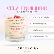 Velas aromaticas relajantes de cera de soya con cuarzos naturales, velas decorativas hechas a mano con hierbas de olor, aromatizantes para hogar, velas aromaticas - Flores hawaianas con Sandía - Ver 3