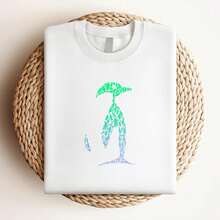 180g pure Cotton Boys Penguin Shirts Silhouette Penguins T-Shirt | Boys Penguin T-Shirt Casual T-Shirt For Women Casual Soft Print Round Neck Short Sleeve Breathable fashion Stylish Comfortable Stretched women Versatile designer clothes Summer Unisex Slightly graphic - Blanco - Ver 3