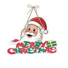 New Product Christmas Creative Door Hanging Decoration Christmas Scene Party Atmosphere Arrangement Paper Pendant Home Decor Christmas Decorations Room Decor Winter