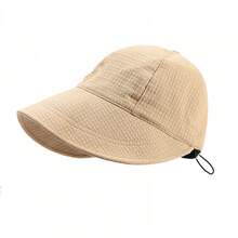Ultra Light Sun Hat, Double-Sided Wear, Wide Edge UV Protection.Sturdy Brim Maintains Its Shape. - Khaki Sun Hat - View 3