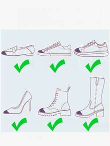 1/5 Shoe Toe Inserts, Half Size Up Insoles, Soft Forefoot Pads For Women To Make Shoes Smaller - Multicolor - View 5