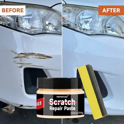 JB-XPCS Car Scratch Repair Wax - Multiple Sizes: 30/100g | Universal Polishing & Waxing For Minor Scratches & Car Paint Care