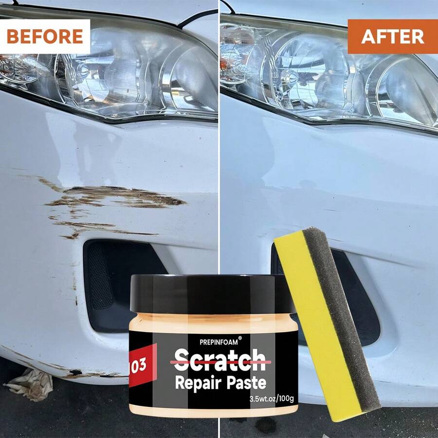 JB-XPCS Car Scratch Repair Wax - Multiple Sizes: 30/100g | Universal Polishing & Waxing For Minor Scratches & Car Paint Care - Black - View 1