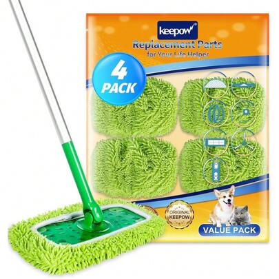 6er Pack für  Feuchte Bodentücher, Ideal für  Bodenwischer Nass, Waschbar für  Bodentücher Wiederverwendbar, Mikrofaser für  Wet, Trockene/Feuchte Bod