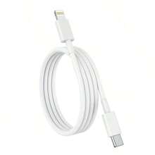 1/3/5pcs Apple Lightning Charging Cable, Fast Charging, 3.3FT/100cm Length, Compatible With IPhone 14 13 12 11 Pro Max Plus - White - View 11