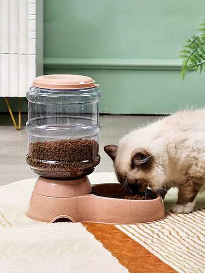 1 Pieza Comedero Automático Para Mascotas, Dispensador Automático De Alimentador De Mascotas De Gran Capacidad De 3.8L Para Perros Y Gatos