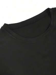 Men T-Shirts - 黑色 - 查看 5