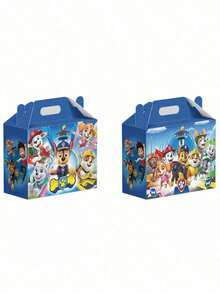 Paw Patrol Pat Patrouille Gift Box Gift Packaging Box Birthday Party Souvenir Decoration Gift Decoration Box Party Small Gift Decoration Decoration