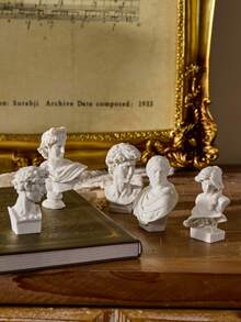 Cirelle 5 sztuk miniaturowych figurek Wenus z żywicy, wystrój pokoju domowego, ozdoby świąteczne do sypialni, najlepsze prezenty - Biały - Zobacz 4