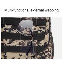 迷彩战术背包男士钱包，可容纳 15.6 英寸电脑包，轻便书包，大容量旅行包，通勤便捷日用包，多功能书包，适合学生、初中、高中、商务旅行、旅行度假、日常通勤、户外运动、节日礼物、生日礼物、大容量包徒步旅行配件旅行包