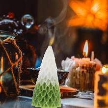 Christmas Tree Shaped Scented Candles For Christmas Holiday Table Decoration Christmas Scented Candles Winter Christmas Tree Taper Candles Home Decoration And Souvenirs, Suitable For Bedroom, Bathroom, Party, Christmas, Random Colors/Styles - Multicolor - View 5