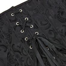 1pc Woman's Abdomen Slimming And Body Shaping Corset Belt Halloween Black Corset Waist Traineraccessories For Ladies For Dress Western Cowboy Cowgirl Country Wear Vintage Black Belt Women Corset Belt For Dress,Waist Trainer Waist-Shaping For Waist Slimming And Tummy Control