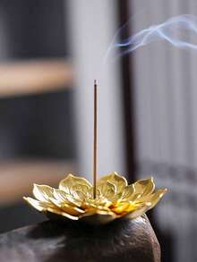 A Creative Retro Lotus Incense Burner/Stand, Elegantly And Compactly Designed, Suitable For Living Rooms, Bedrooms And Coffee Tables.