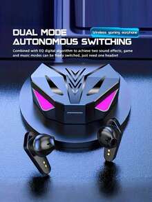 Unique Monster Game Wireless Headphones, Touch Control, 30-Hour Playtime, Type-C Fast Charging, Clear Calls, Suitable For Running And Fitness