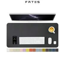 Protezione in pelle per scrivania da ufficio, tappetino da ufficio, tappetino mouse grande, tappetino in pelle PU antiscivolo e assorbente per inchiostro, tappetino per scrivania laptop, blocco note impermeabile per ufficio e casa