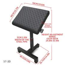 TAIDU Medium Size Air Pressure Support Arm Tattoo Height Adjustable Tattoo Armrest ST33 Armrests Tattoo Equipment Supply - 黑色 - 查看 3