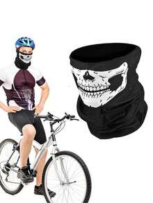 1pc/3 Packs Breathable Skull Mask, Seamless Raffa Face Mask, Multi-Function Outdoor Cycling Scarf - Multicolor - View 4